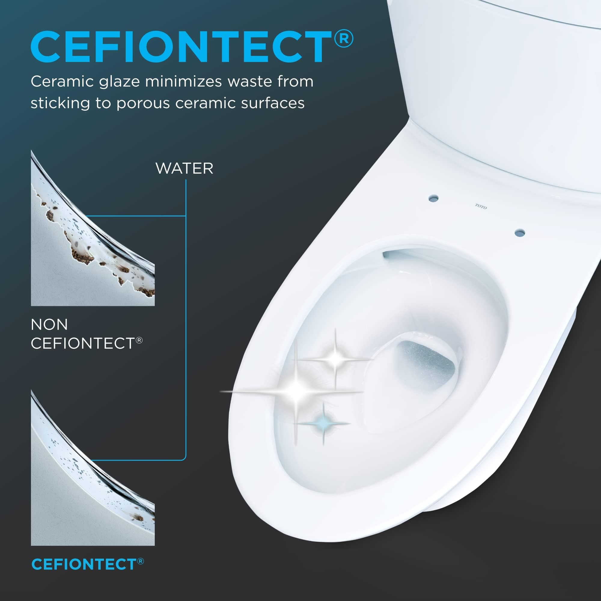TOTO洗面器LZBLU567 TOTO® Drake® WASHLET®+ Two-Piece Elongated 1.28 GPF TORNADO