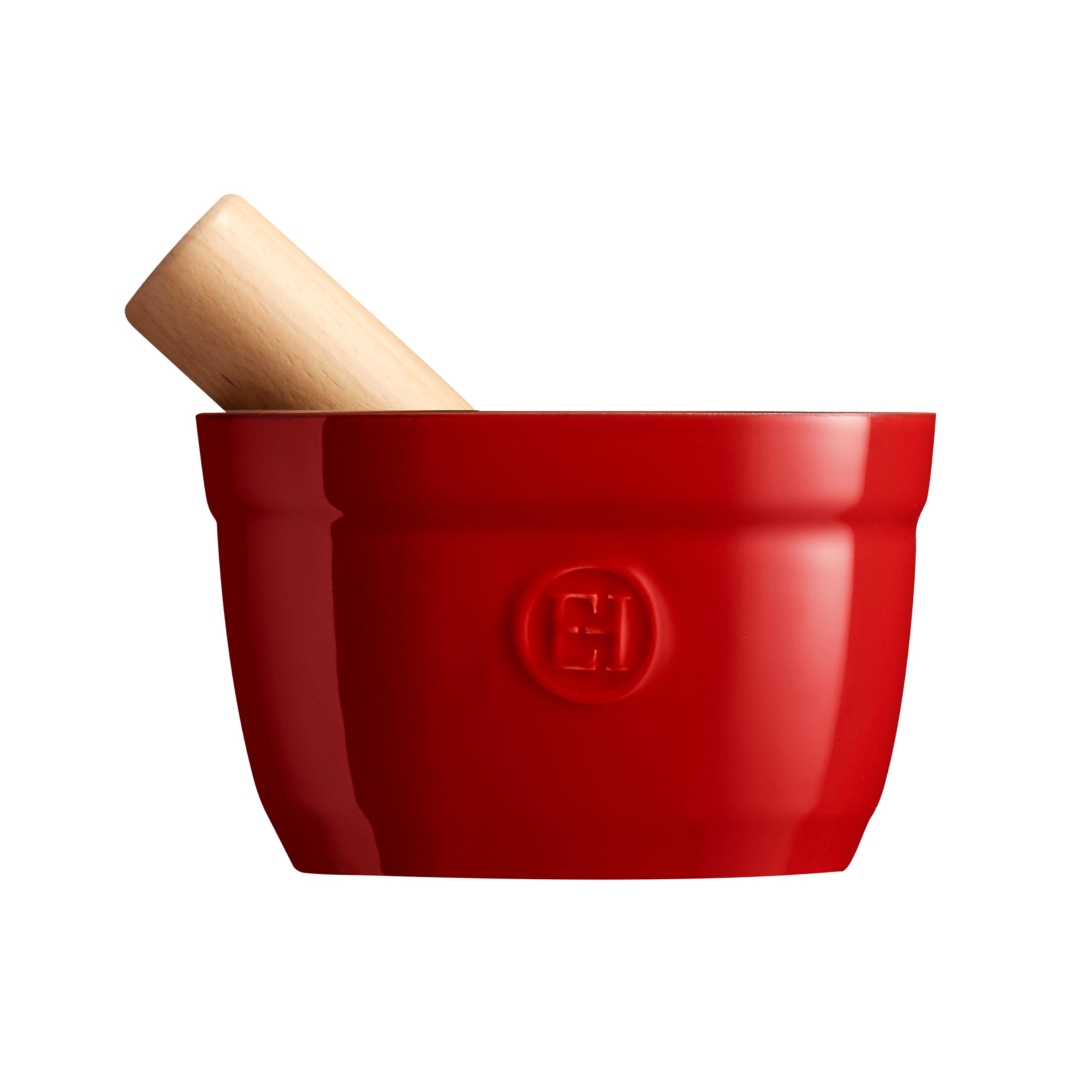 Burgundy Mortar and Pestle