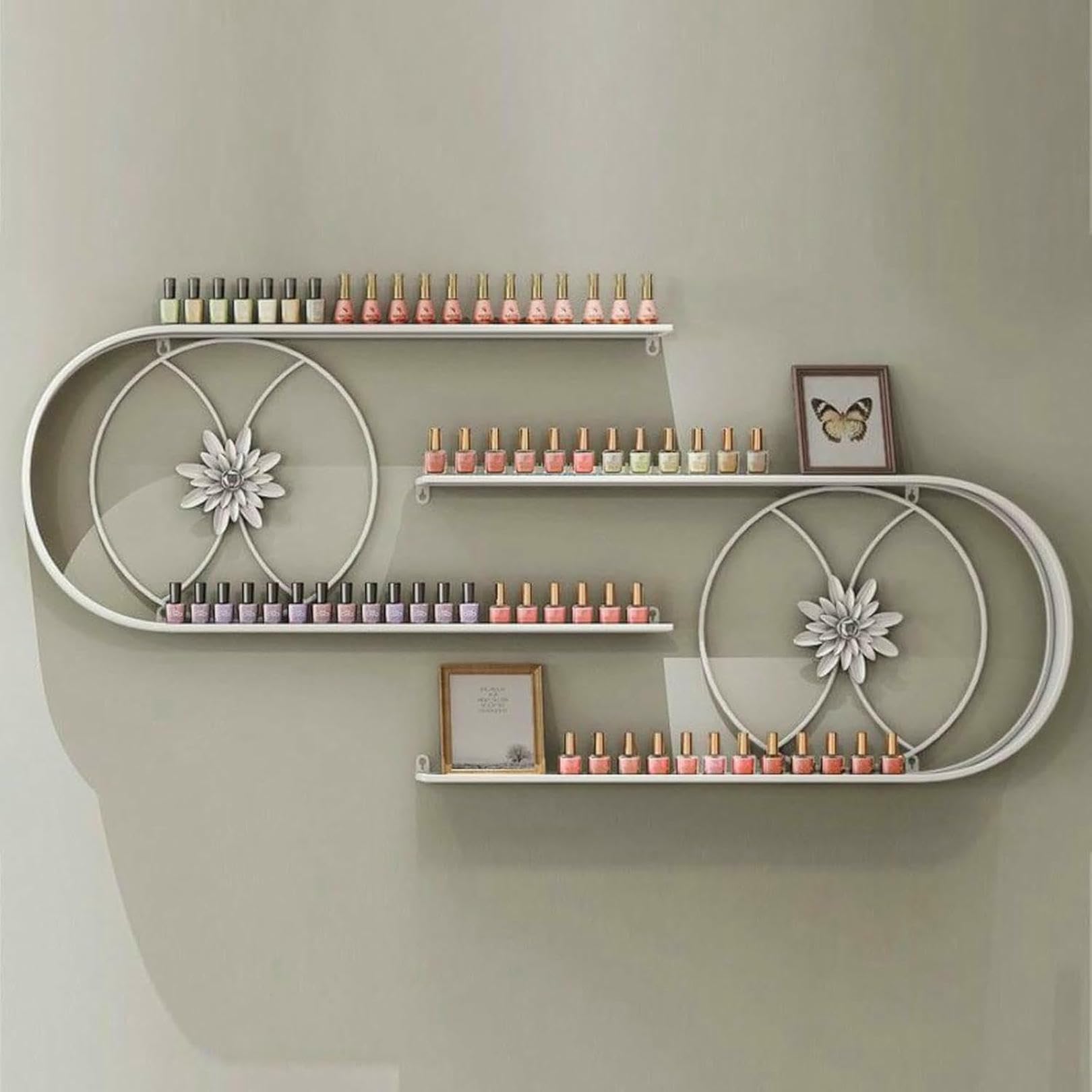 Organisateur vernis à ongles mural pour ranger vos bouteilles et huiles essentielles