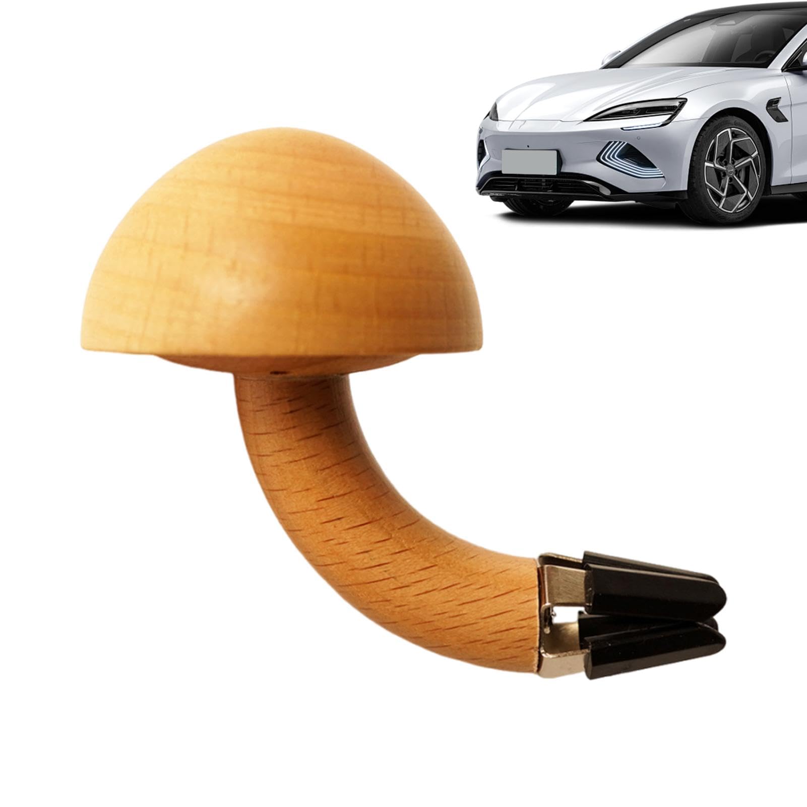Set Di 3 Deodoranti Per Auto A Forma Di Fungo Con Clip E Pastiglie Profumate - 4