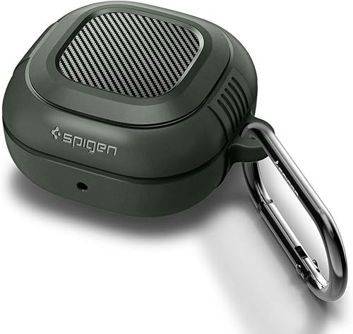 Spigen Funda protectora resistente diseñada para Galaxy Buds Core (2025)  FE (2023)  Buds2 Pro (2022)  Buds 2 (2021)  Buds Pro (2021)  Buds Live
