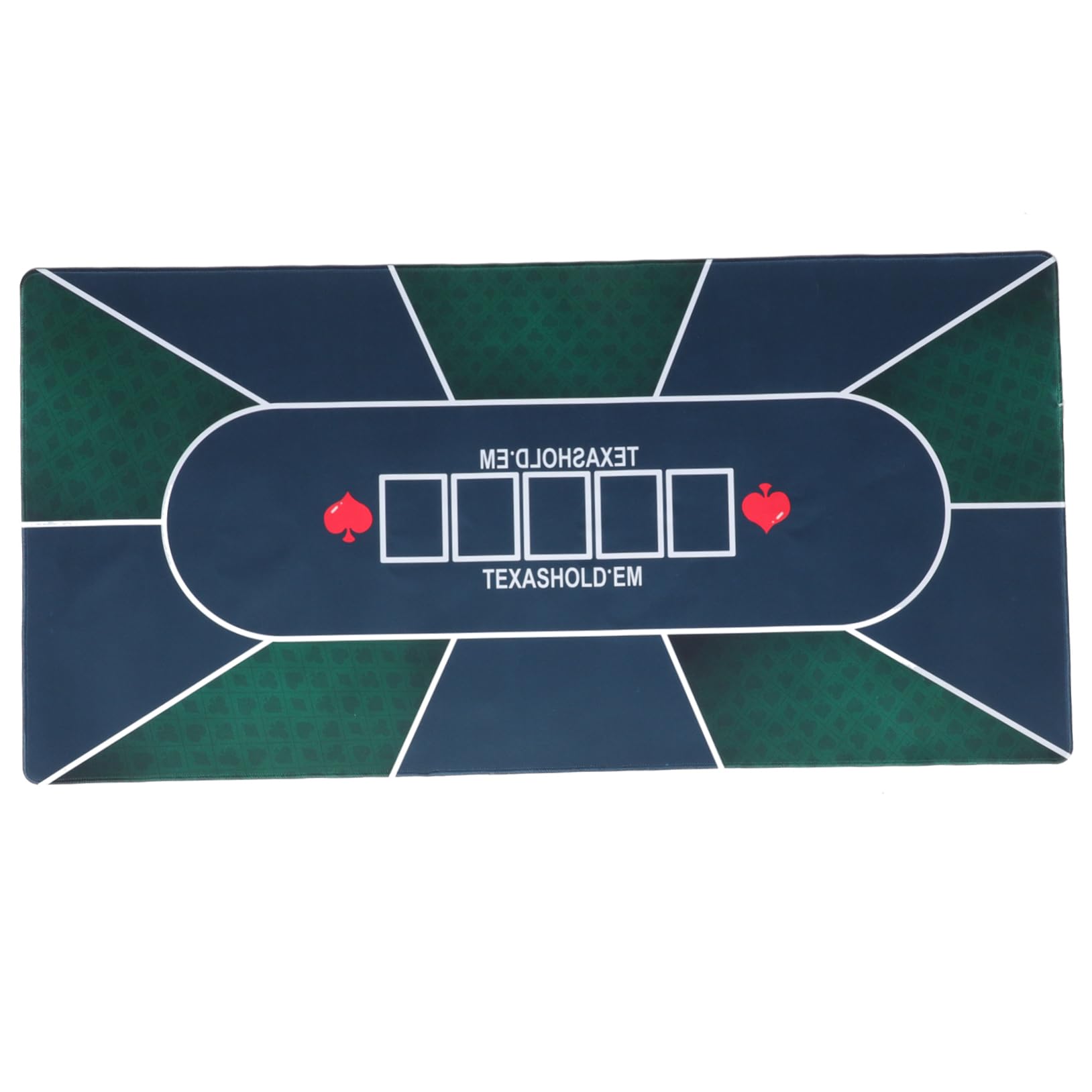 Tappeto da Gioco Carte Rettangolare in Gomma per Tavolo | Stampa Classica, Uso Tutto L’anno per Board Games, Facile da Riporre e Comodo da Trasportare