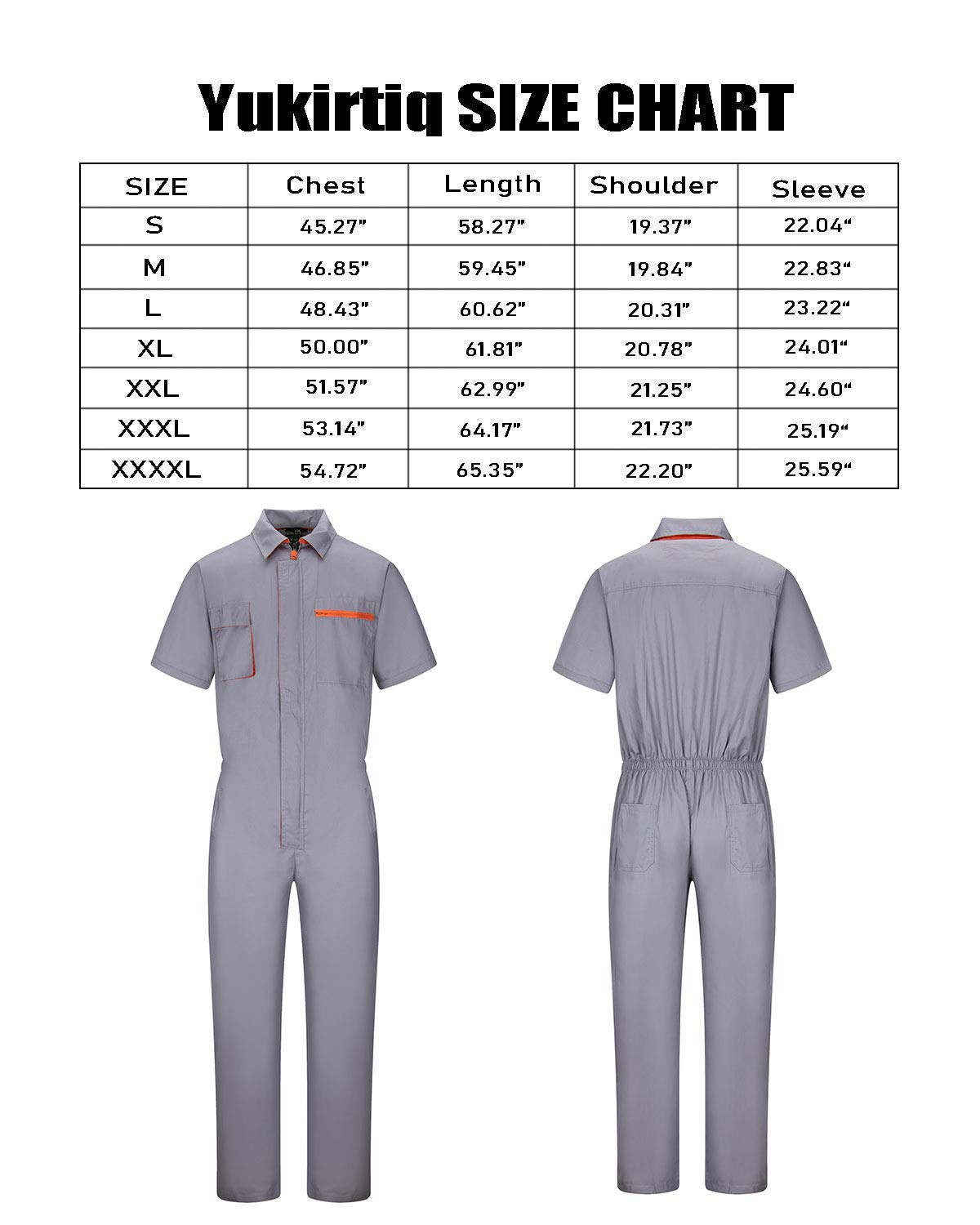 Salopette De Travail Homme Manches Courtes - Polycoton Stretch, Nombreuses Poches, Pour Mécanicien, Bricoleur