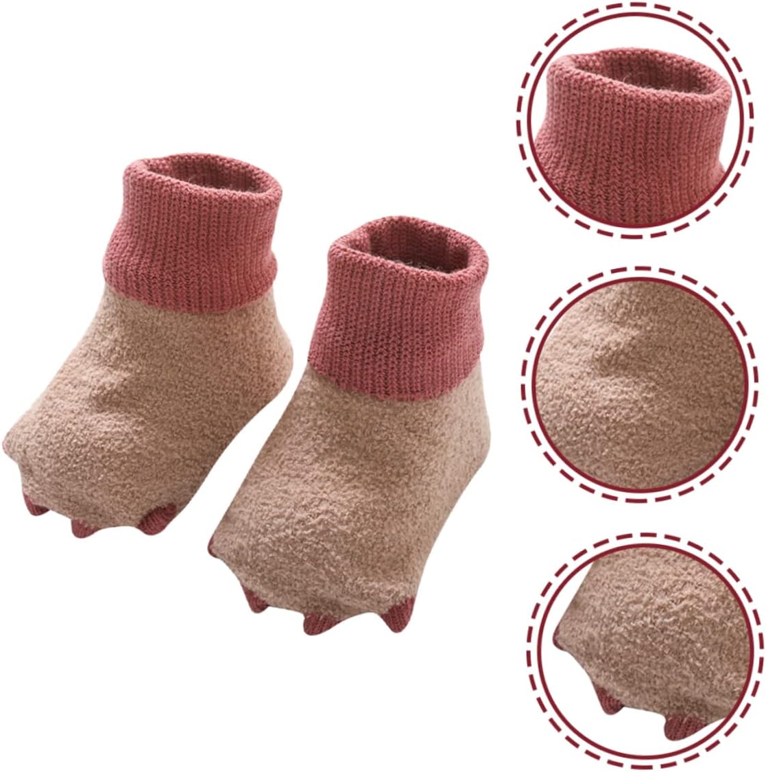 CALLARON Anti-skid Socks Light Weight Winter Warm Boy Girl Socks Comfortable Ankle Grips
