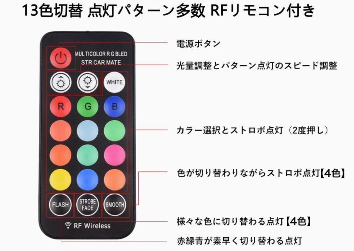 Amazon.co.jp: 蛍 ホタルランプ レインボー ストロボ 暴走ランプ