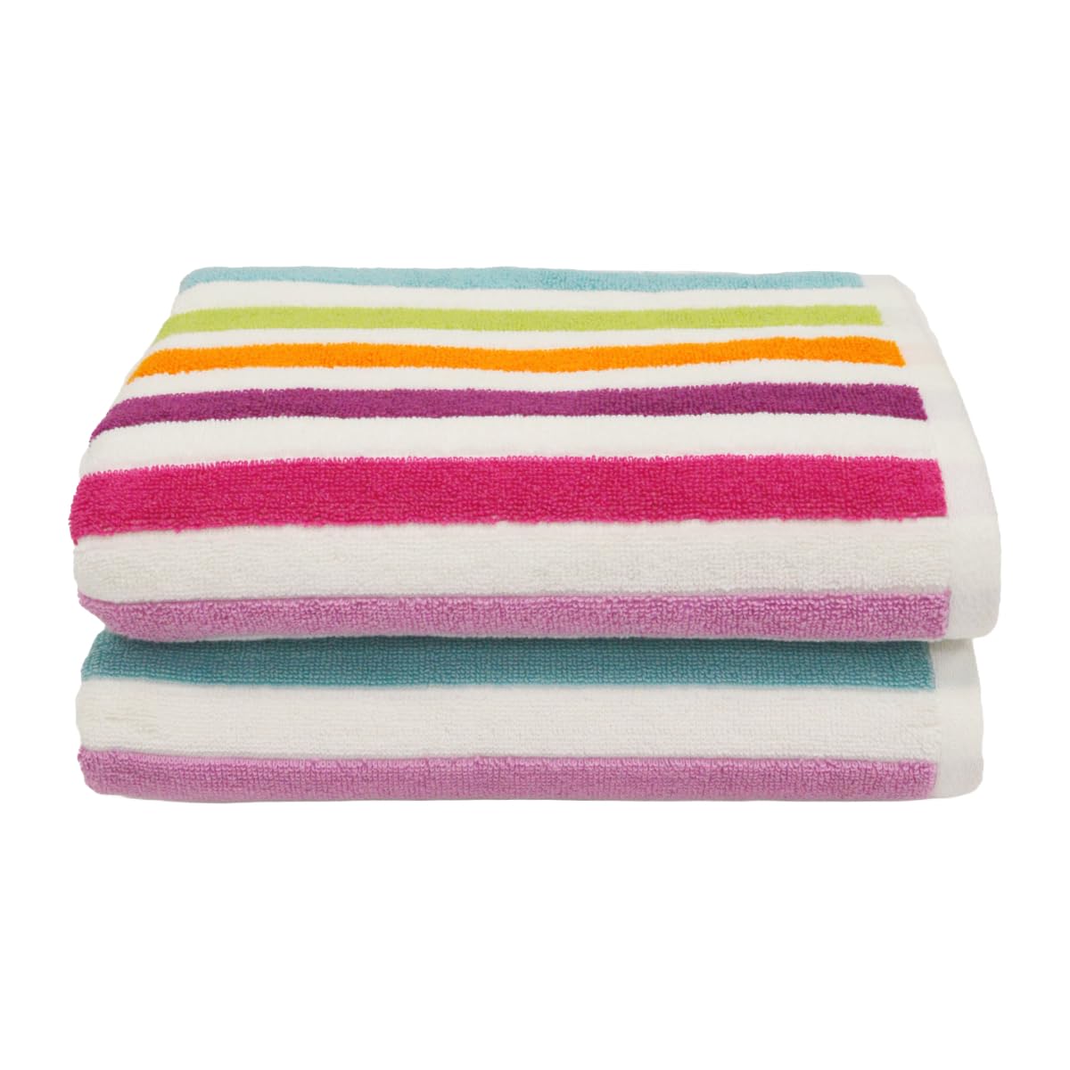 Allure Bath Fashions - Bath Towel - Striped - 2 Pack