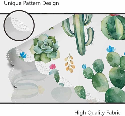 Miniatura 5 de AOYEGO Mantel redondo con diseño de animales mexicanos, diseño de flores, pájaros, ciervos, primavera, colorido, tradicional, de 60 pulgadas para