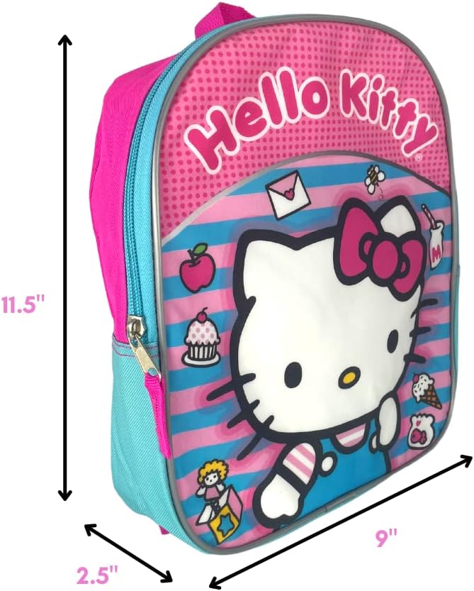 RALME Hello Kitty Mini Backpack for Girls & Toddlers - 12 Inch, Pink - Image 2