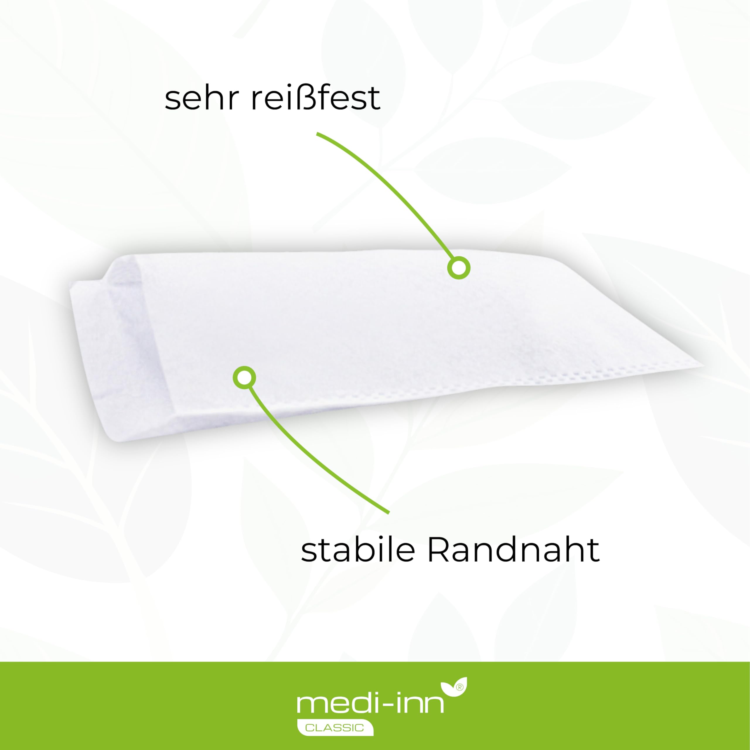 Jetable Gants de Toilette Einmalwaschlappen (Lingettes et Serviettes Jetables) Molton de Medi-Inn - 100 Stück