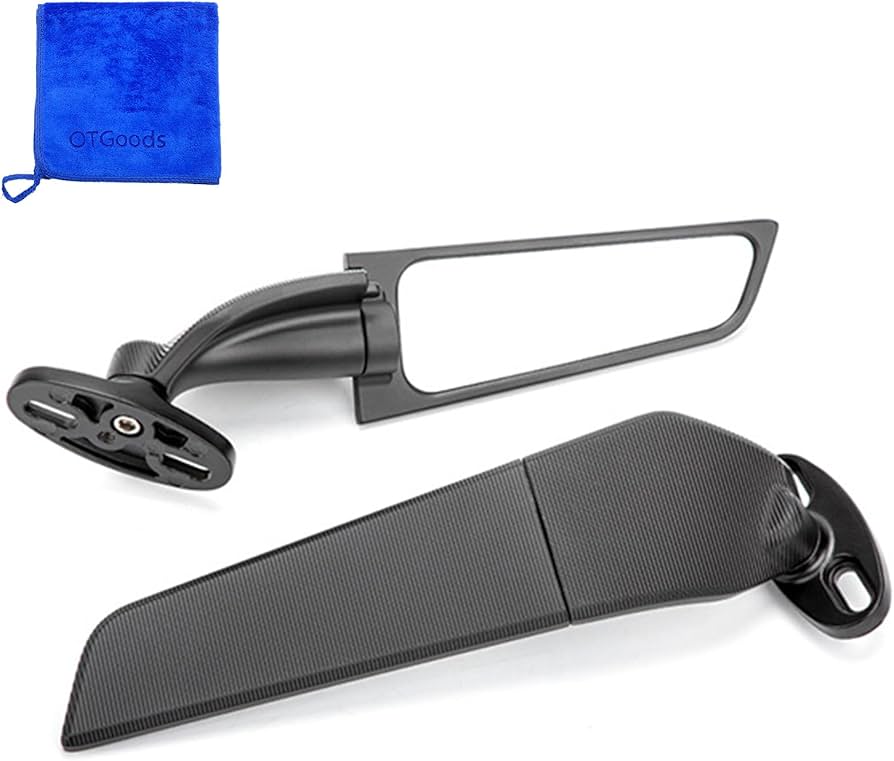 Amazon | バイク ウイングミラー 汎用 30mm ～ 60mm 左右セット