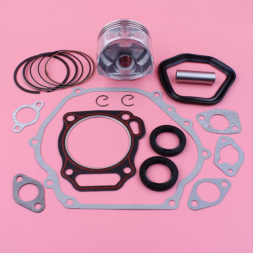 Juego de juntas completas de sello de aceite Circlip de anillo de pasador de pistón de 88mm for pieza de repuesto de motor de Gas GX390 13HP GX 390 188F
