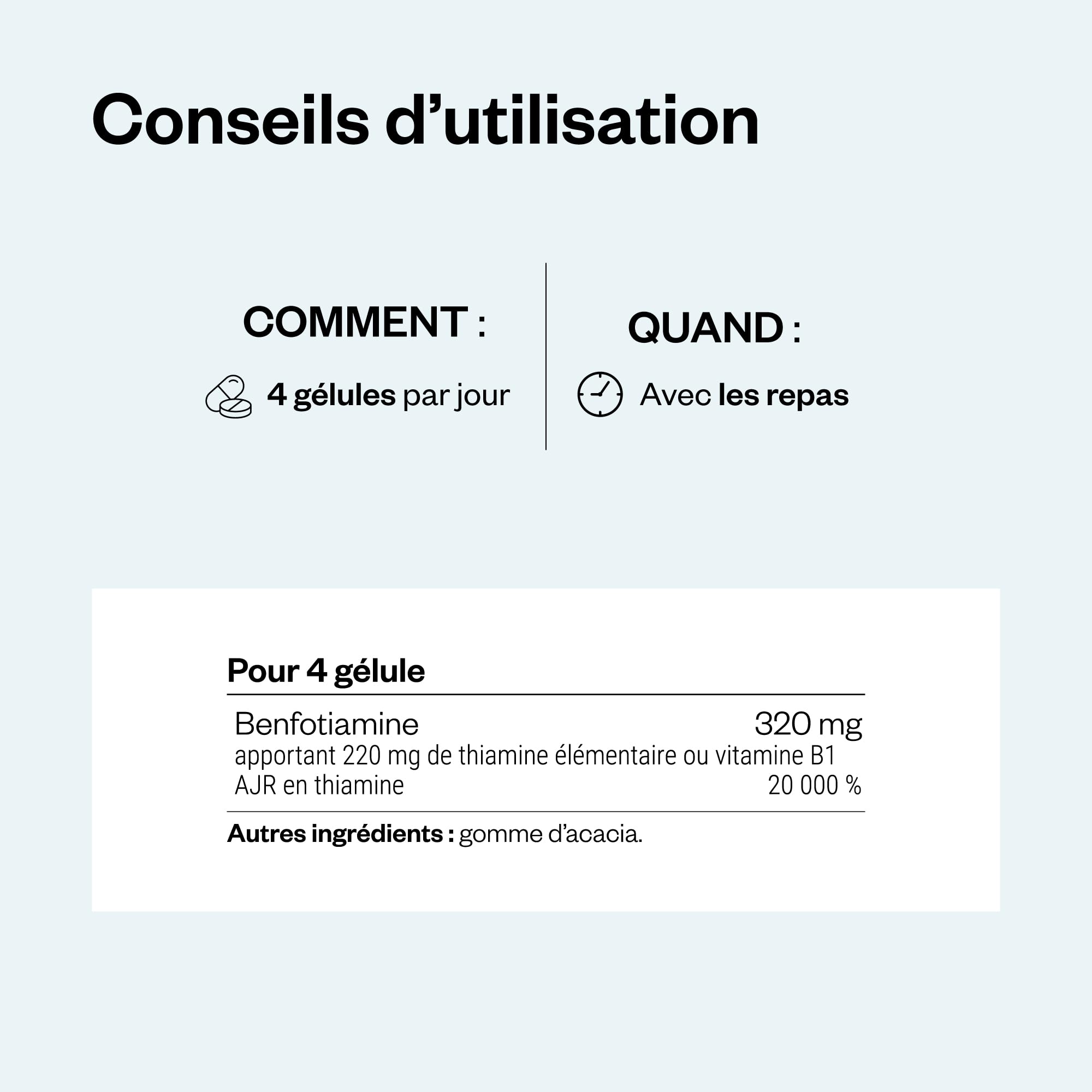 Benfotiamine - Vitamine B1 - Aide à Réduire la Fatigue Mentale et Physique - Booste le Métabolisme - Participe au Fonctionnement Normal du Coeur & du Système Nerveux - Vegan - Sans Gluten - Supersmart | Vitamine B1 - Booste le Métabolisme - Participe au F
