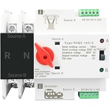 Dual Power Automatic Transfer Switch 63A 100A 125A - ATS Electrical Selector Switch2P 100a