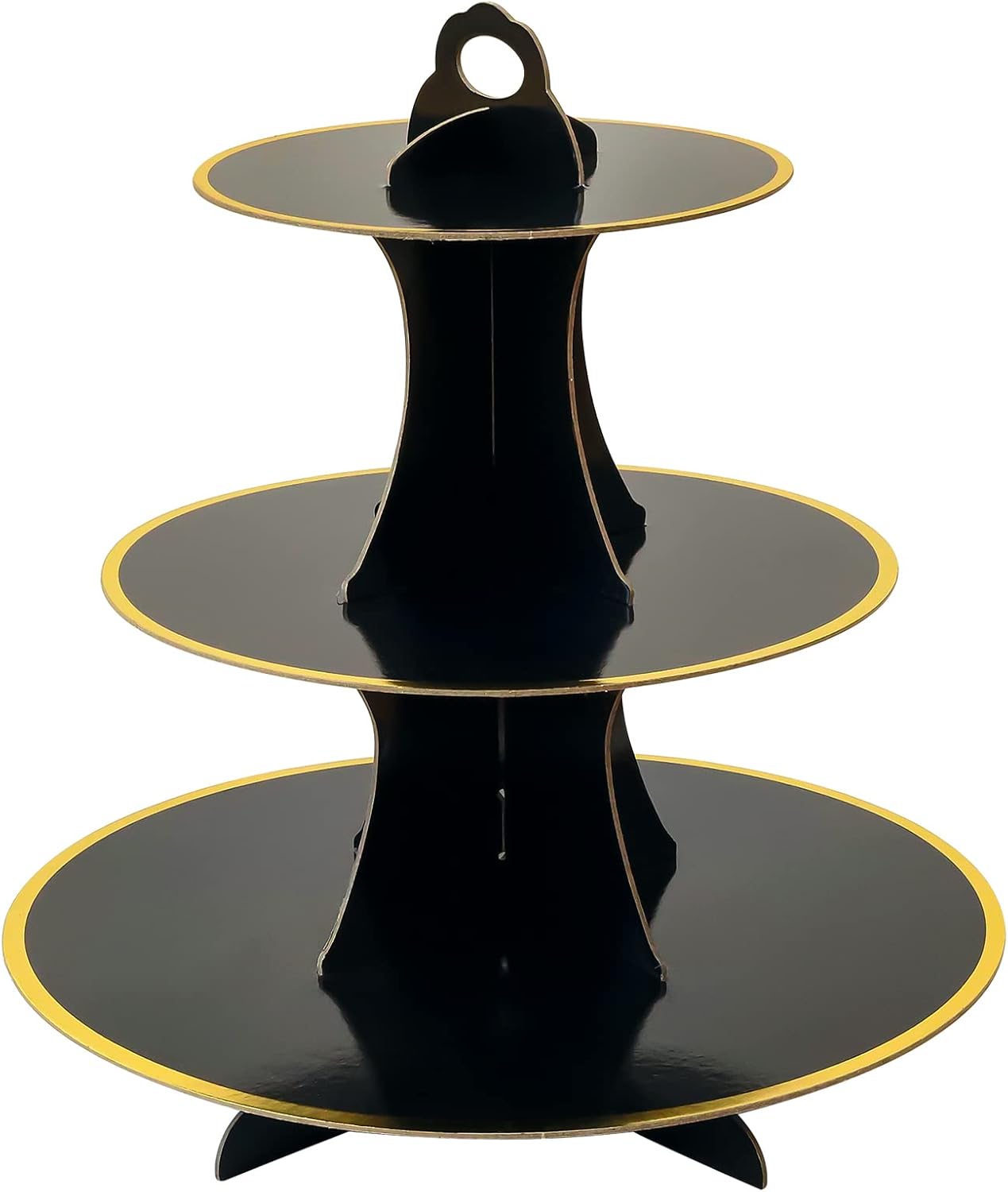 Soleebee 3Tier Round Cupcake Stand, Cardboard Cupcake Tower, Dessert Cup Cake Stand