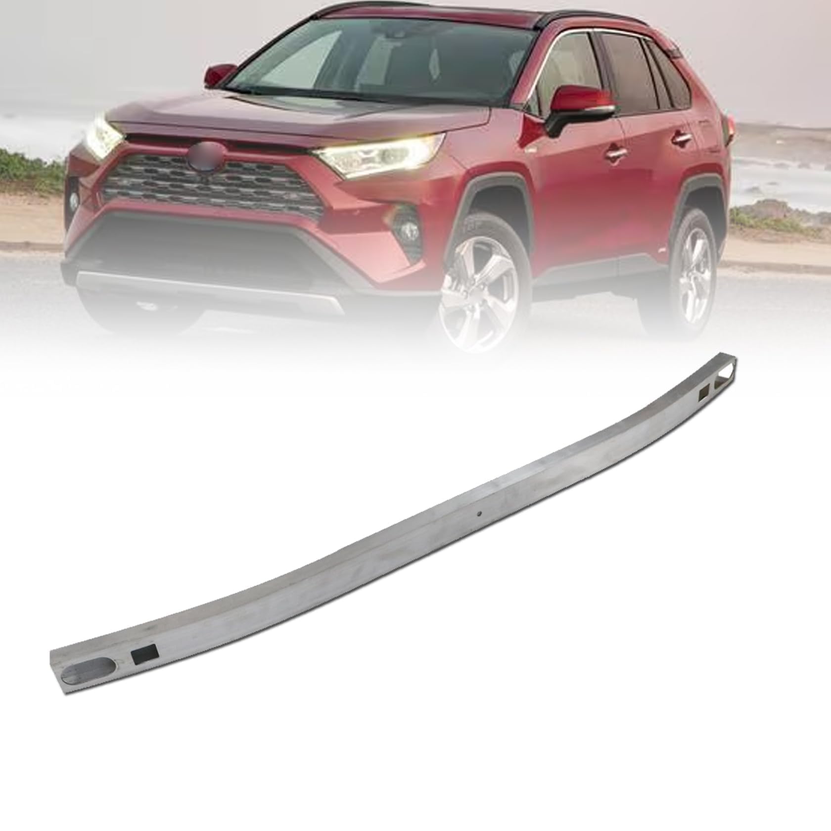 Amazon.com: FZJDSD Chrome Front Bumper Impact Absorber
