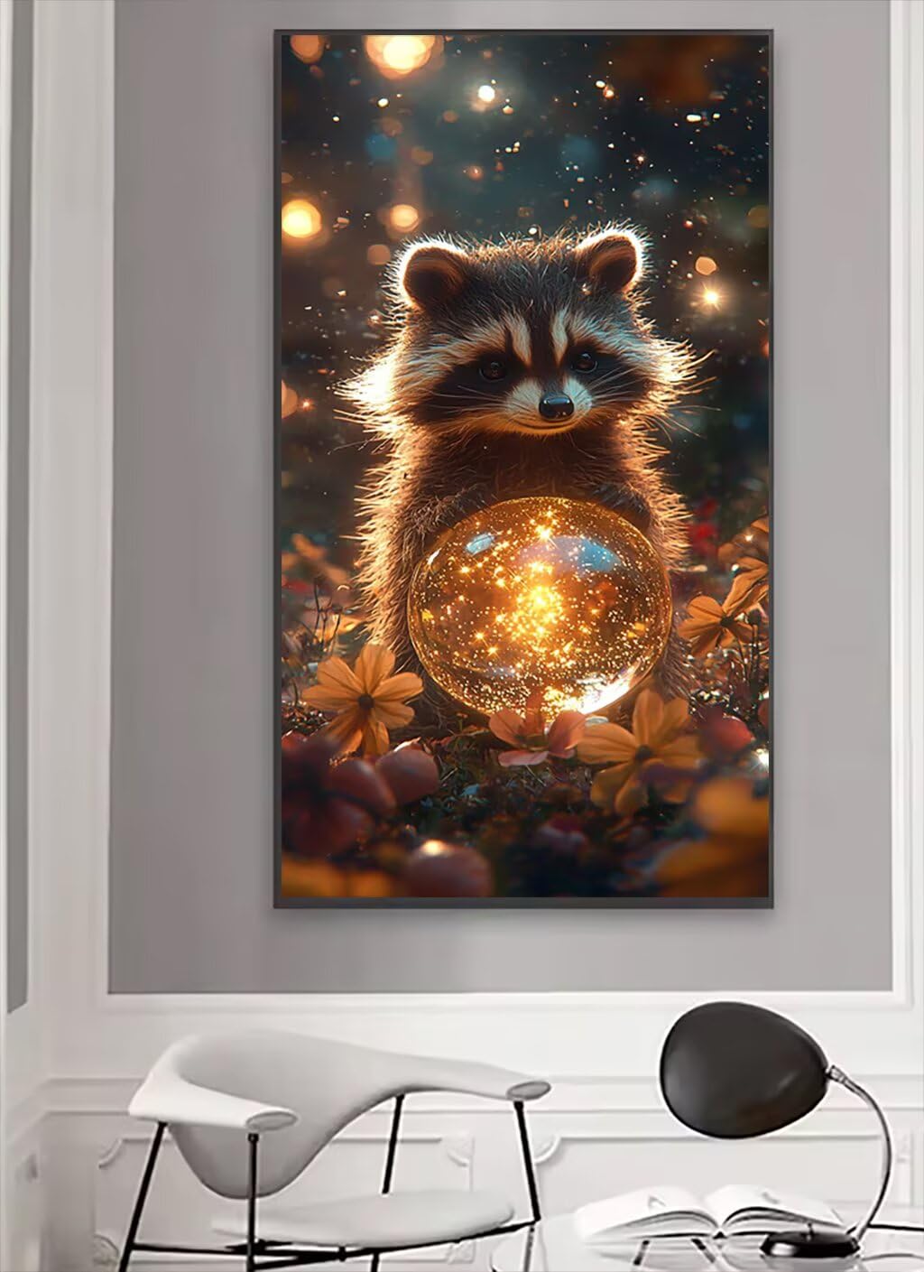 Diamentowe malowanie zwierząt 5D Diamentowe rysunki, DIY Diamentowe malowanie Dorośli Szop Diamentowy zestaw DIY Dzieci Kryształ Prezent na dekoracje ścienne do domu 55x110cm J0P1081