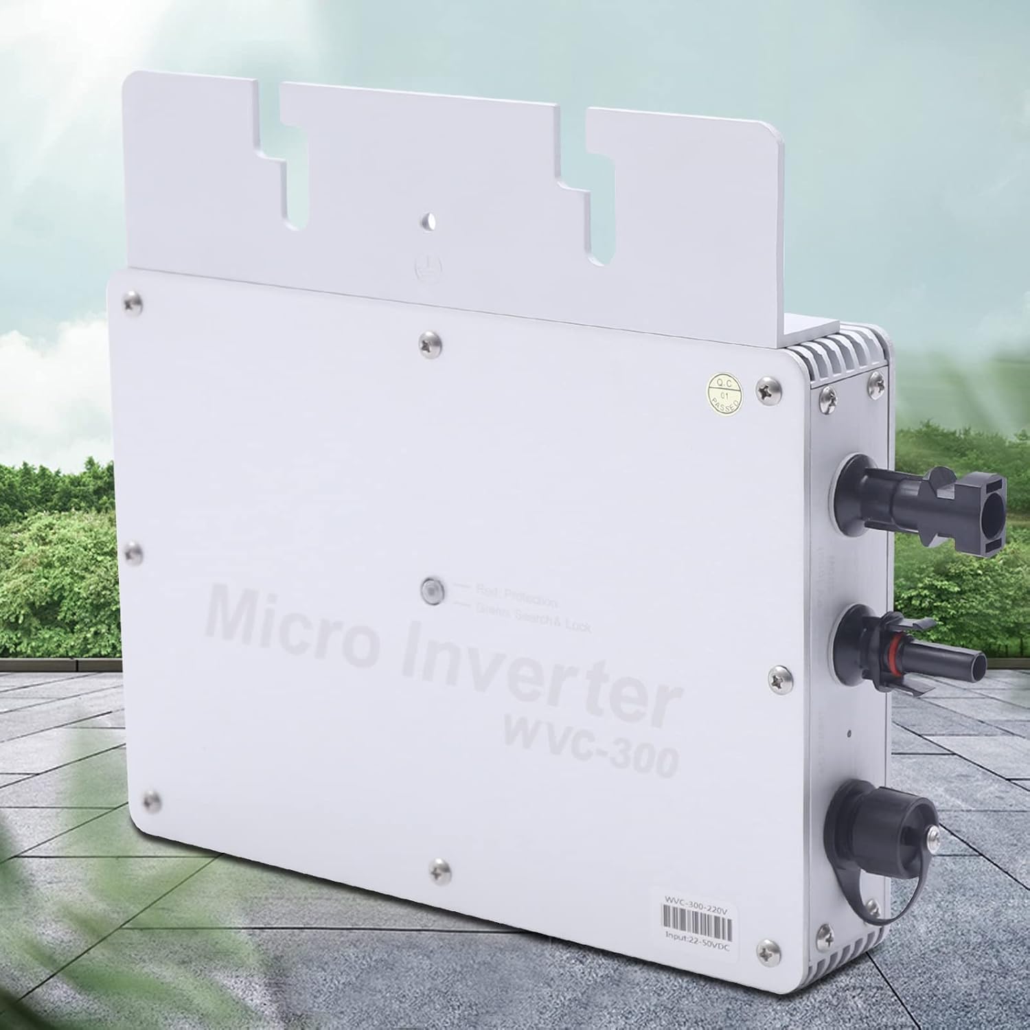Micro Grid Tie Inverter WVC 300 W Onduleur solaire numérique couplé au réseau avec fonction de transmission inverse étanche IP65