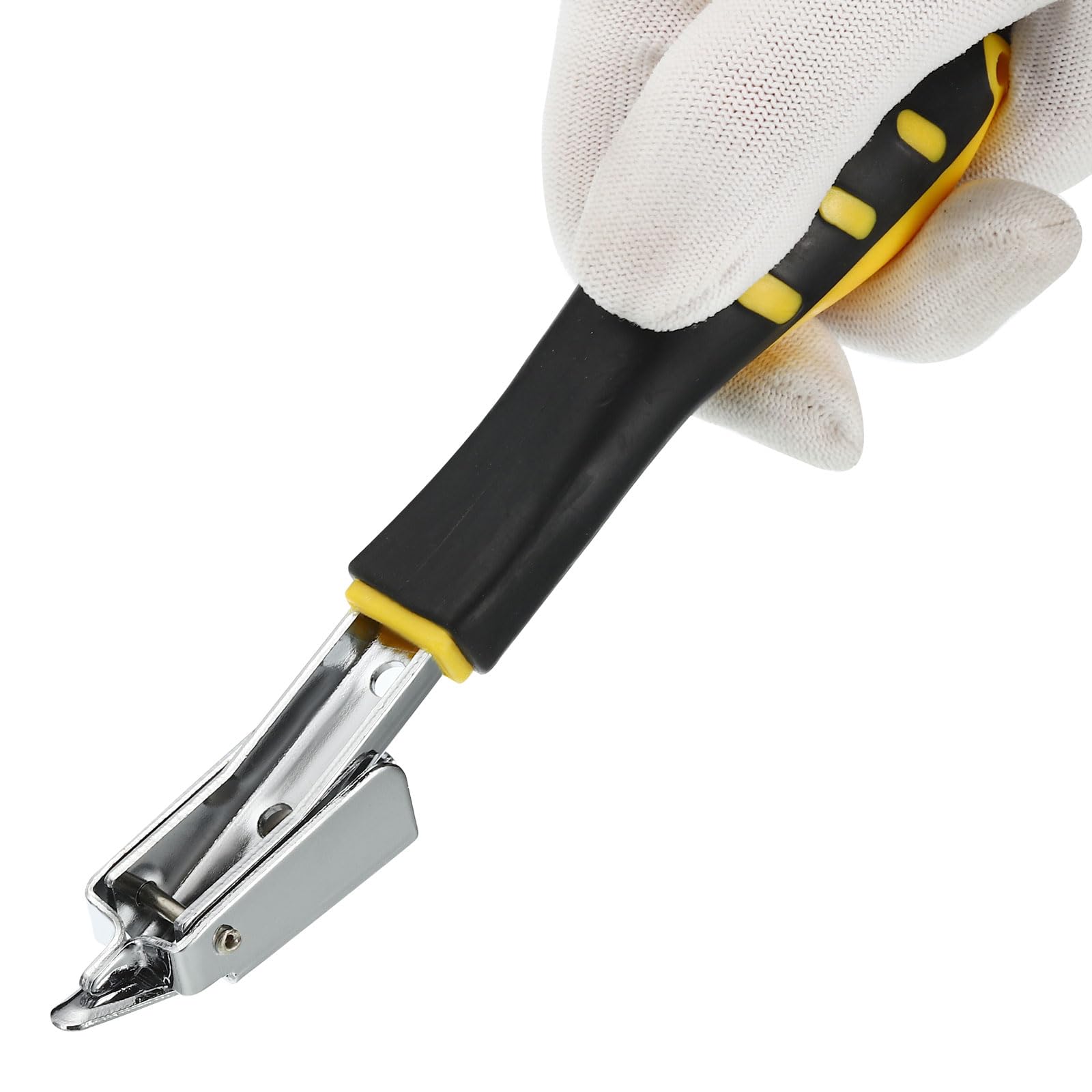 PATIKIL Upholstery Staple Remover, Construction Staple Puller Staple Nail Tack Tool for Furniture Wooden Floor Photo Frame Yellow - Image 4