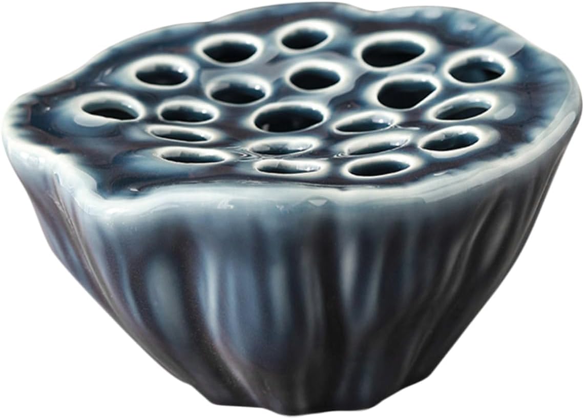 Cabilock Ceramic Lotus Pot Decorative Pot Holder Decorative