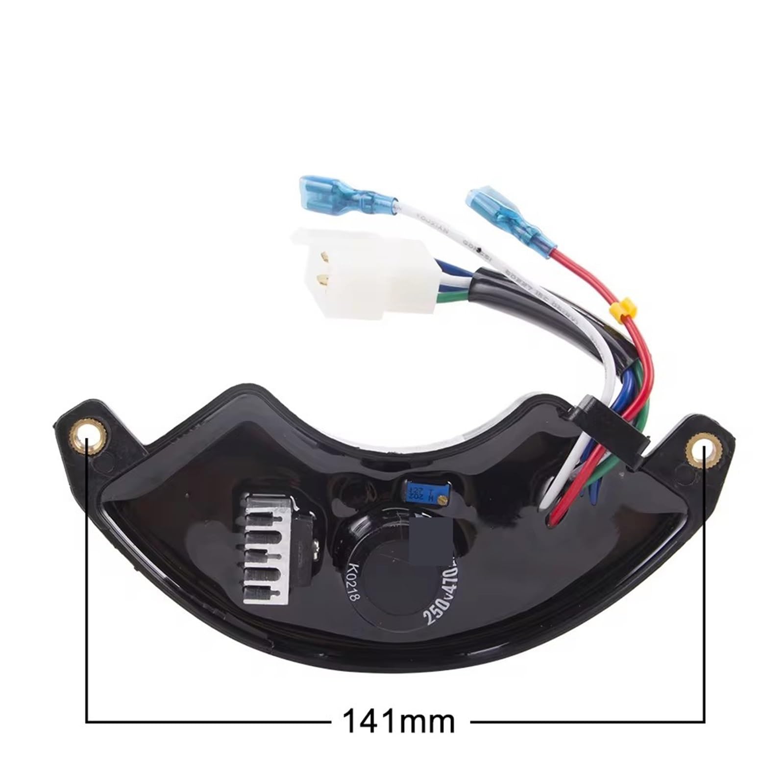 Generador de gasolina monofásico AVR de 3 kW, 5 kW y 7,5 kW, regulador de voltaje automático, estabilizador y control de piezas.