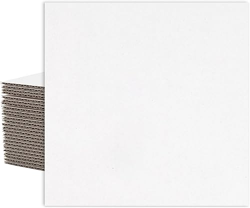 Miniatura 8 de Mat Board Center, paquete de 25 hojas de cartón corrugado de 6 x 9, 18 de pulgada de grosor, insertos de cartón plano para correo, embalaje y envío,