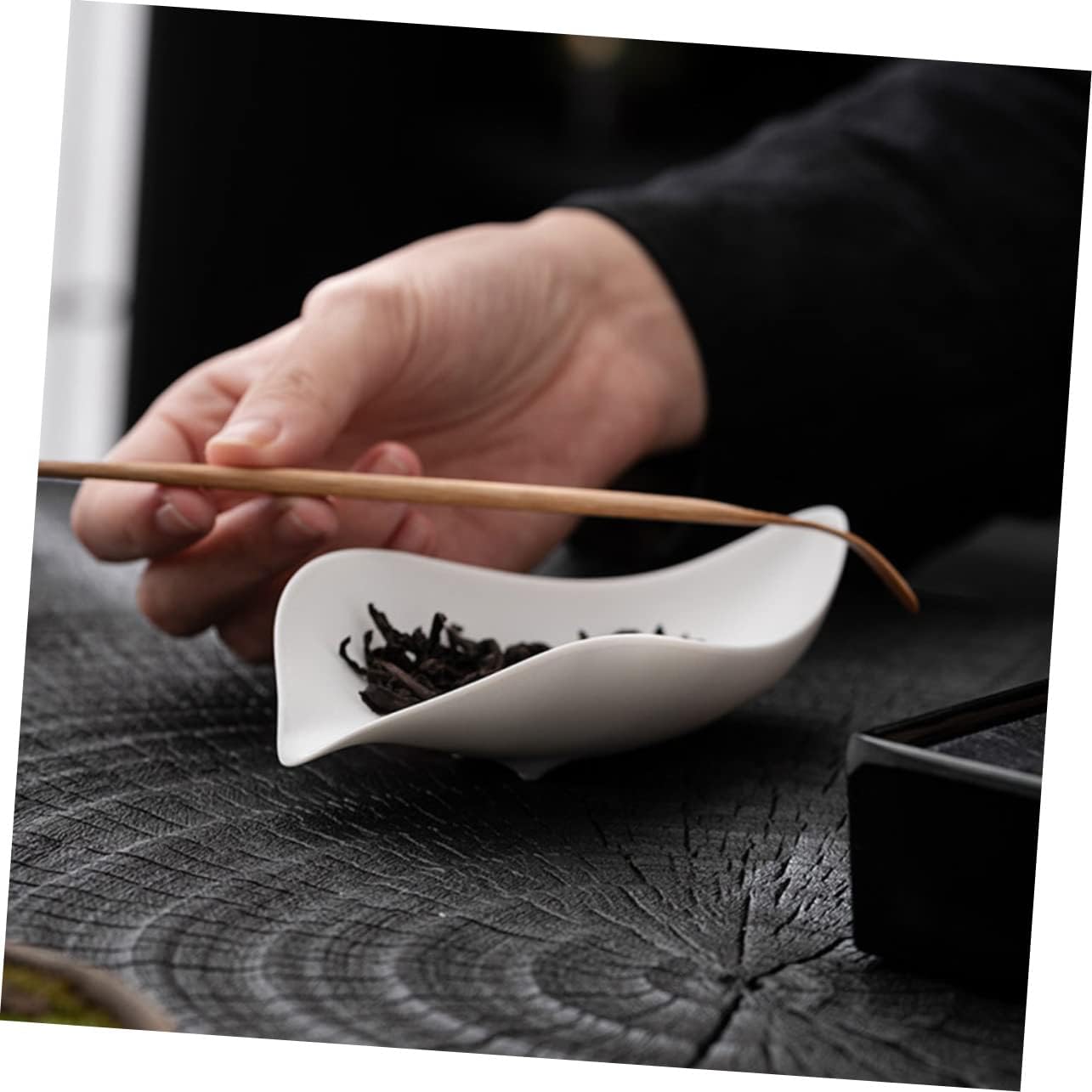 Ceramic Tea Scoop Multi-function Spoon for Loose Tea Leaves Delicate Ceramic Spoon