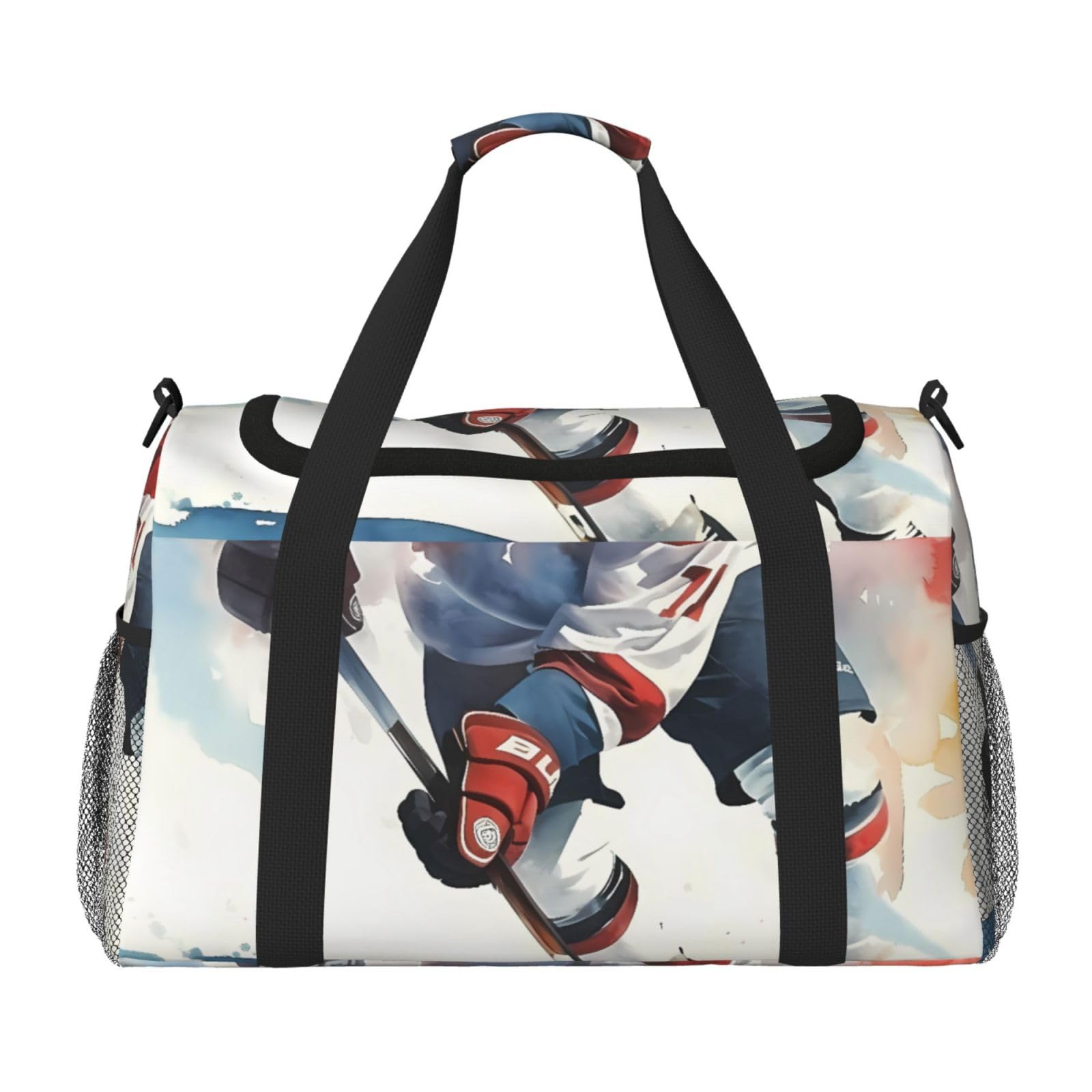 Sac de sport de hockey sur glace résistant à l'eau, sac de voyage, sac de sport, sac fourre-tout de sport et week-end pour homme et femme