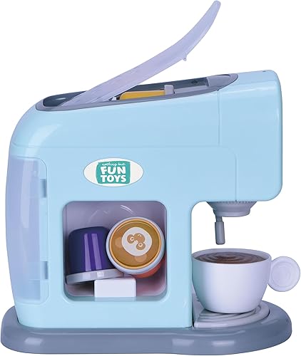 Miniatura 7 de My First Coffee Maker Playset diseñado para niños a partir de 3 años, color verde azulado, 10.35 x 5.63 x 9.57 pulgadas