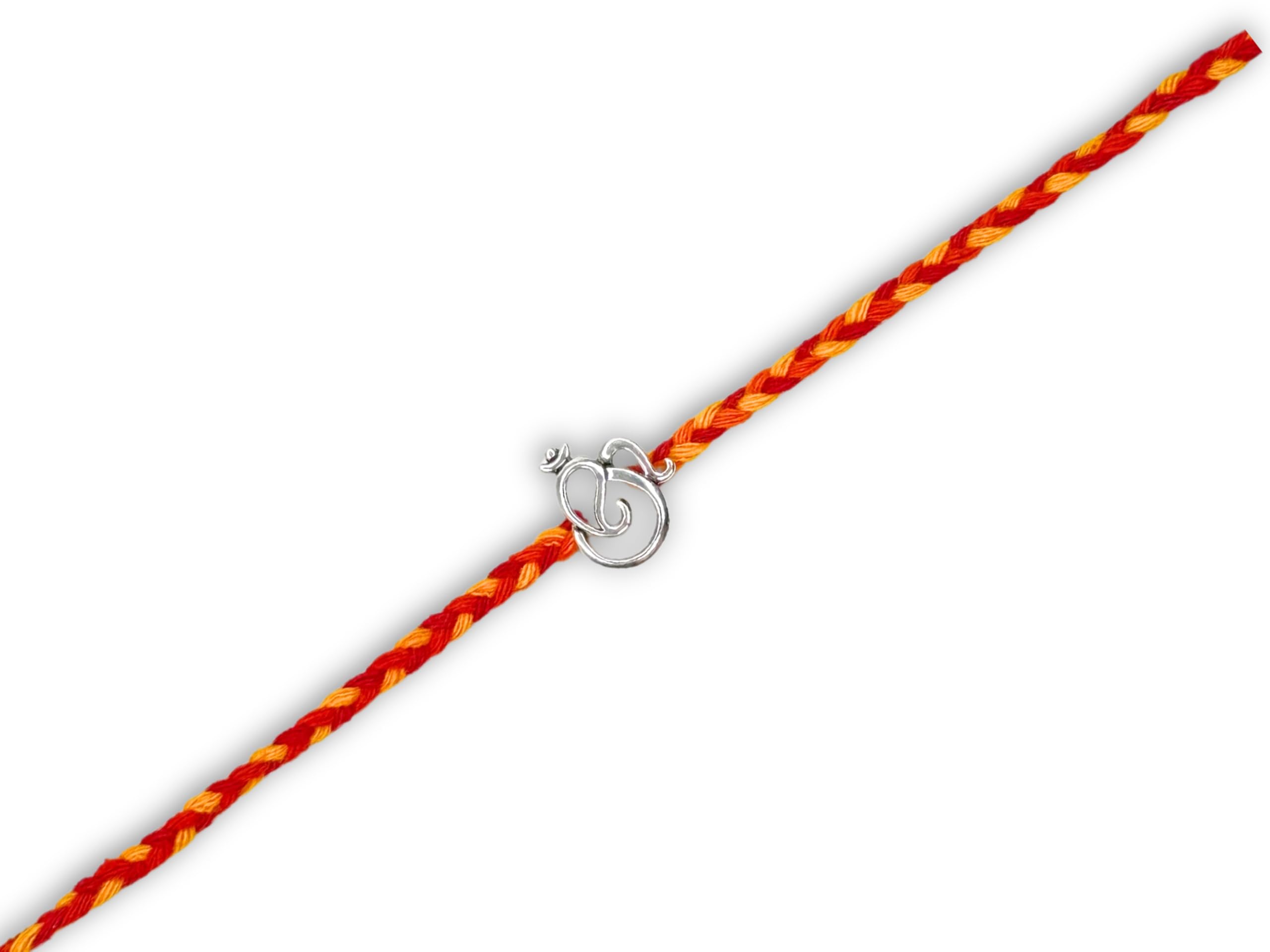Northland Om Silver Rakhi Bracelet Set with Roli Chawal and Greeting Card for Brother Bro Bhaiya Bhai Men | 925 Sterling Silver Bracelet Rakhi | Silver Om Rakhi for Unisex | Silver Rakhi for Brother (B07VL5GVW5) Amazon Price History, Amazon Price Tracker