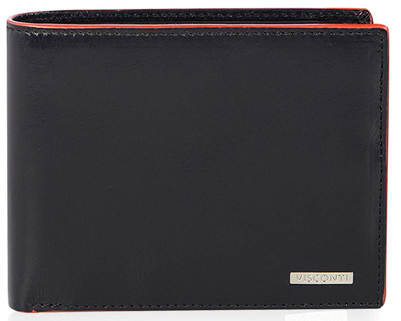VISCONTI ® Portafoglio Uomo Vera Pelle con protezione RFID Porta Carte di Credito con Portamonete. Borsellino a piegatura tripla Porta Banconote Regalo - 'Alps'