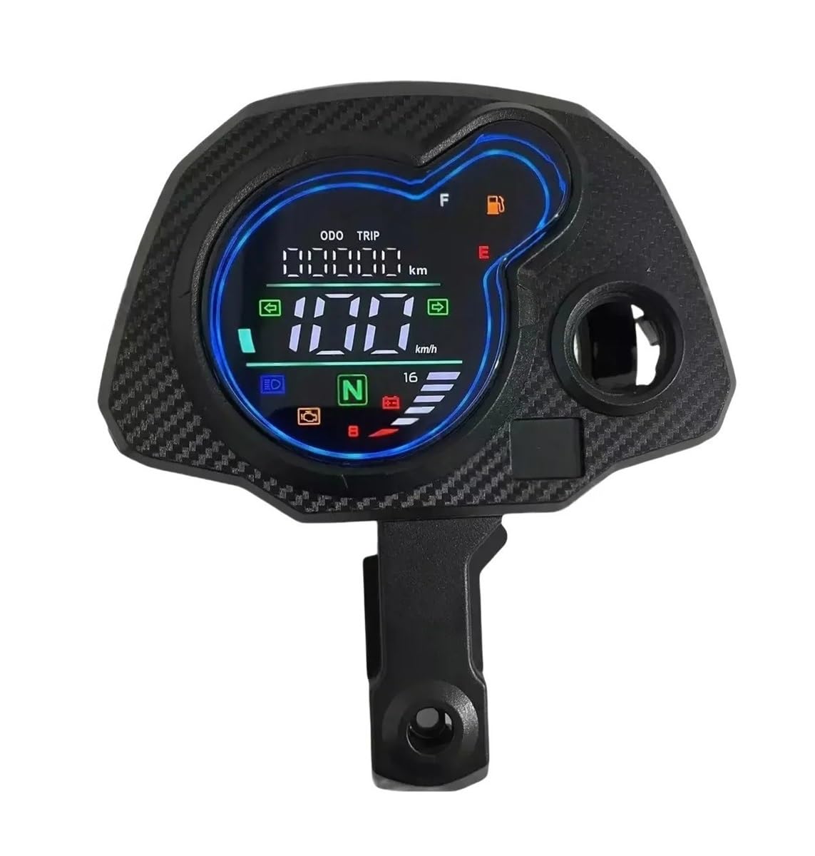 Moto Tachimetro Contachilometri Tachimetro Digitale Per Motocicletta Per Bit150 Bit 150 Contachilometri A Pannello Contagiri A Doppio Indicatore Display Componente Velocità