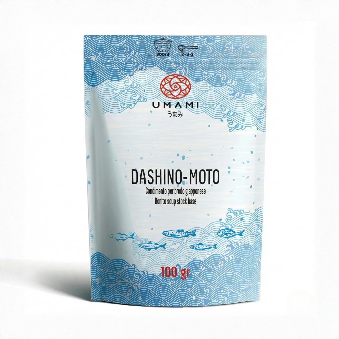 Umami Dashi Pulver 100g - Traditionelles Japanisches Rezept mit Katsuobushi - Ideal für Brühe & Dashinomoto - Authentisch & Schmackhaft - Perfekt für Japanische Küche & Suppen