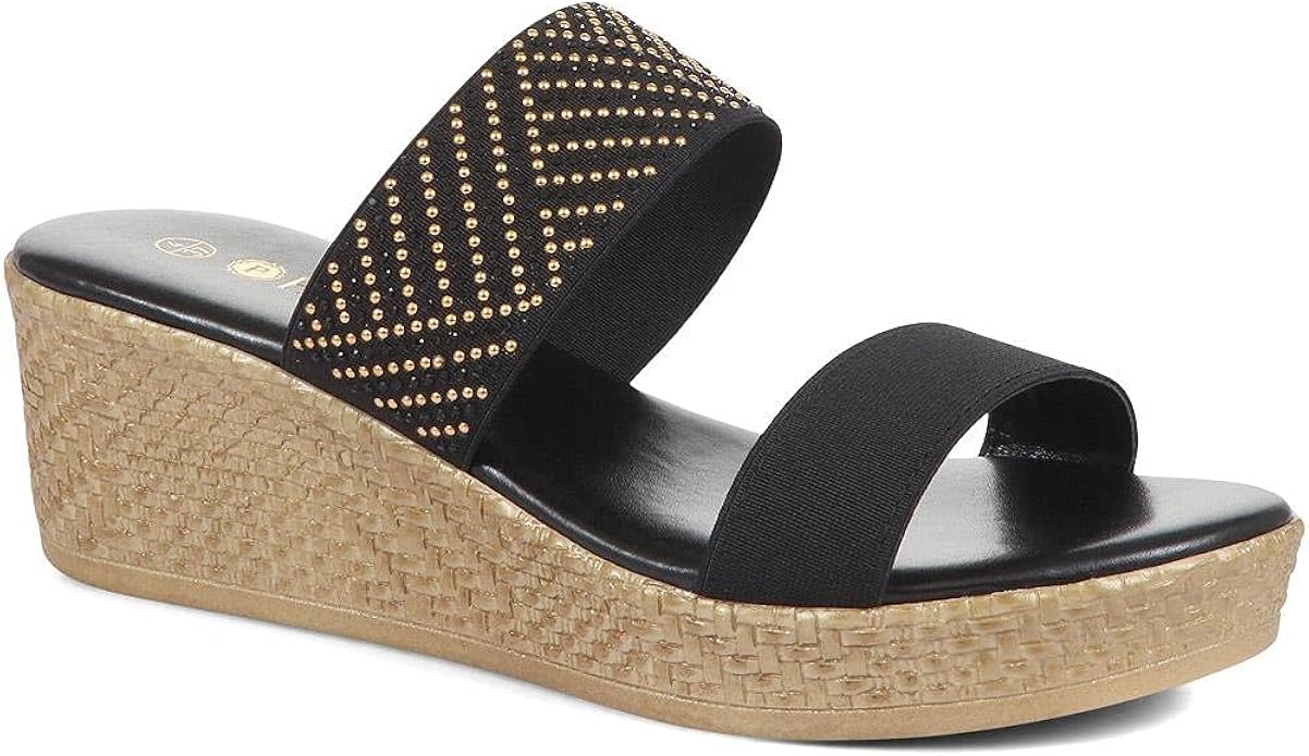 Pavers Ladies Sandals Mule in Wider D/E fit from These Womens Mule