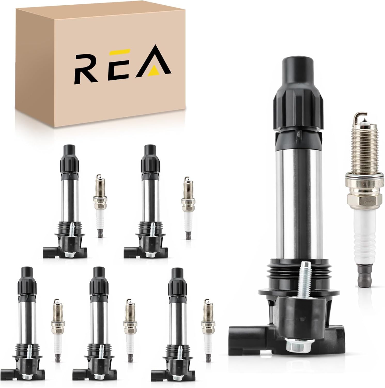 Ignition Coils & Iridium Spark Plugs Set of 12 Compatible with Chevy Traverse 3.6L 2010-2023,Impala 3.6L 2012-2020,Colorado 3.6L 2015-2016,GMC Acadia 3.6L 2010-2015 & More Replace UF569