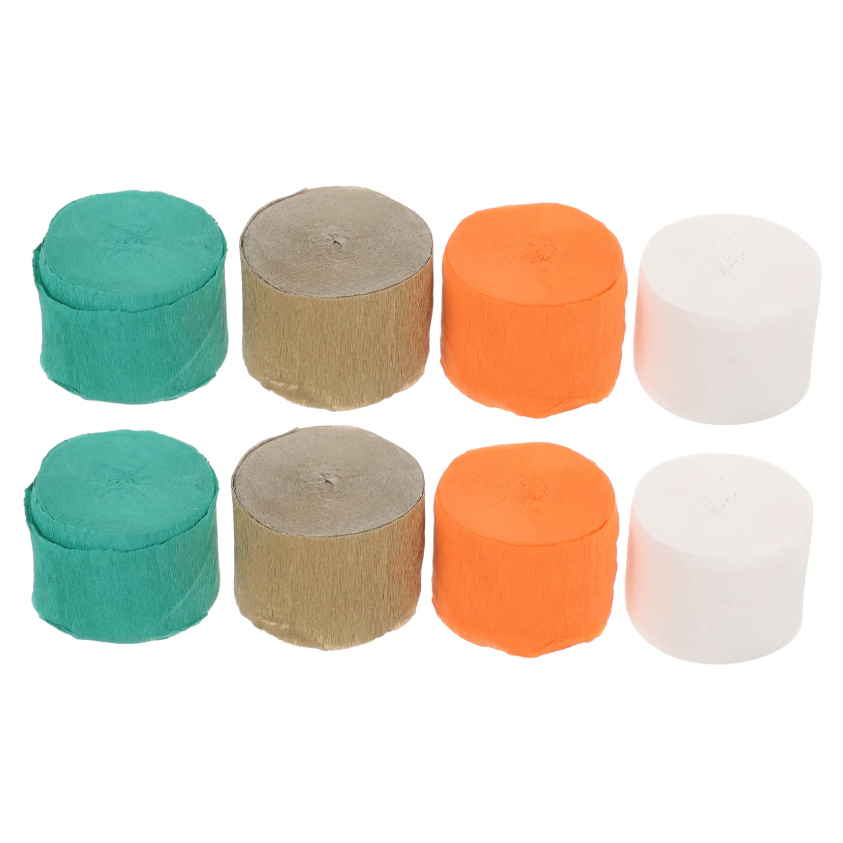 Cabilock 3 Juegos De Serpentinas De Papel Crepé Prácticas Cintas Decorativas De Papel Para Decoración De Bodas Y Festivales 8 Rollos X 3