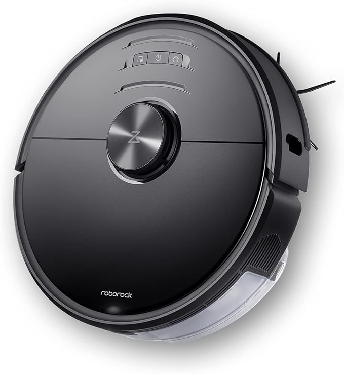 roborock Q7 M5+ Robot Vacuum and Mop, Upgraded from Q5 Max+, Up to 7-9 Weeks Self-Empty, 10000Pa Suction, Dual Anti-Tangle System for Pet Hair & Carpet, PreciSense LiDAR Navigation, App Control, Black
