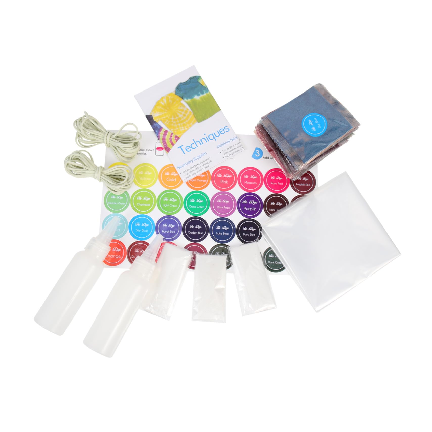 NOLITOY Tie Dye Kit 24 Vibrant Powder Packets Perfect for Boys and Girls Teens Large Tie Dye Set for DIY Projects