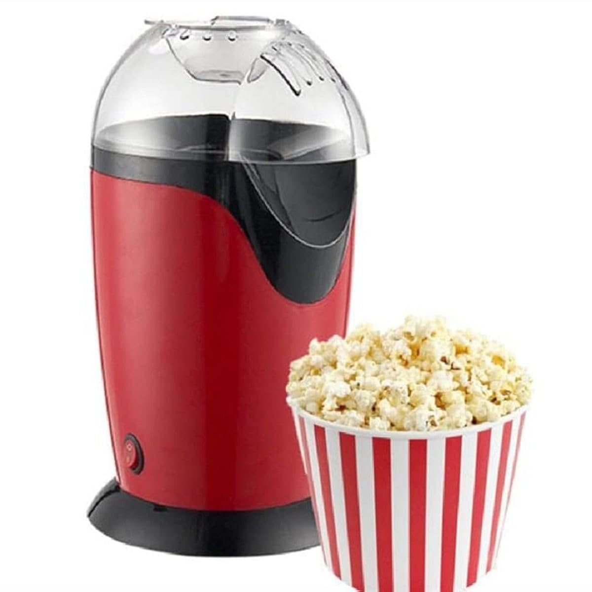 Automatic Popcorn Machine Home Use, Electric Big Popcorn Machine, Oil-Free Popcorn Maker Machine, 1200W Hot Air Popcorn Machine Household Electric Instant Pop Corn Maker-image-11