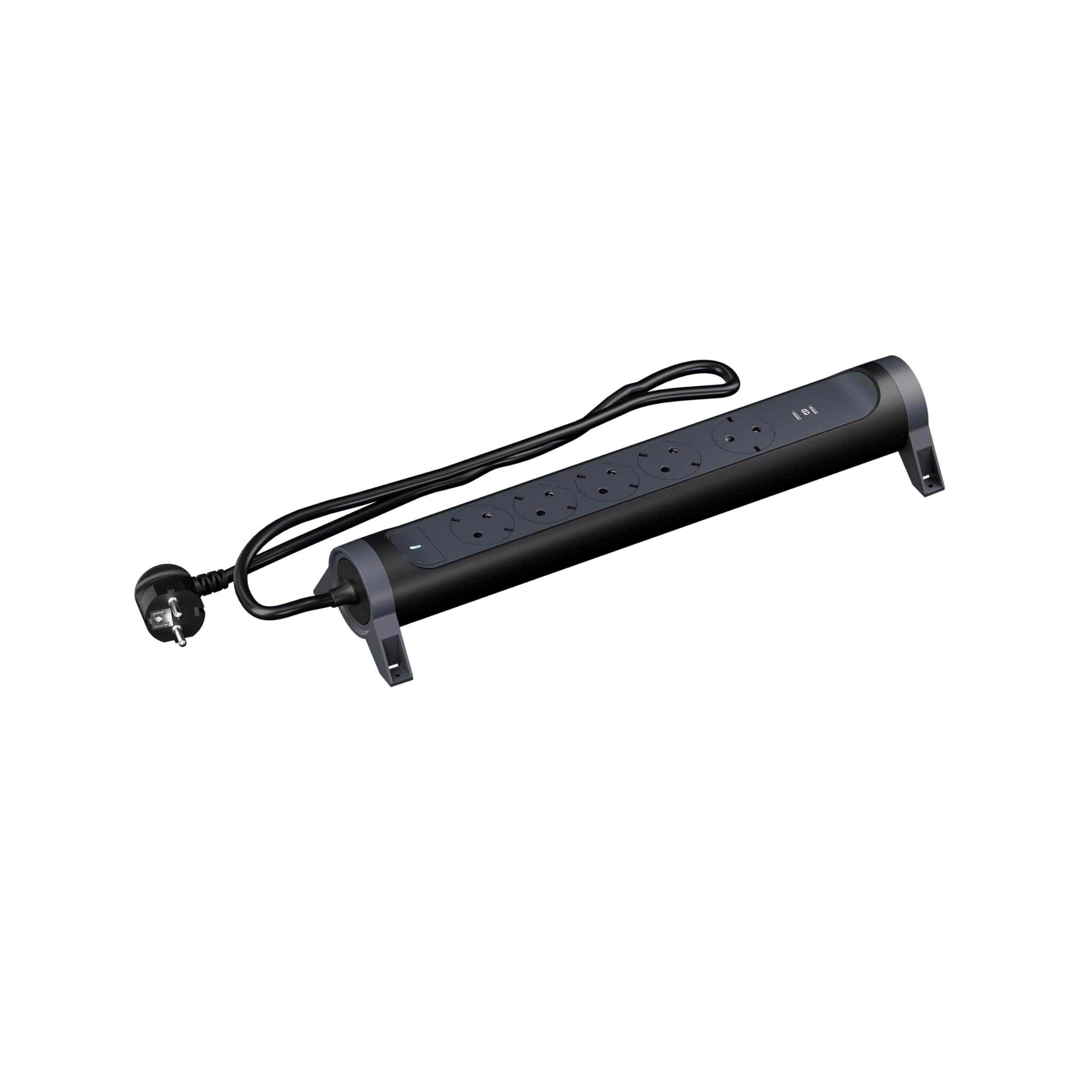 LEGRAND Regleta de enchufes con protección contra sobretensión, con Interruptor, Base múltiple con 6 Tomas de Corriente, Cable de 1,5 m, Color Blanco/Gris Oscuro 694509 — view 23