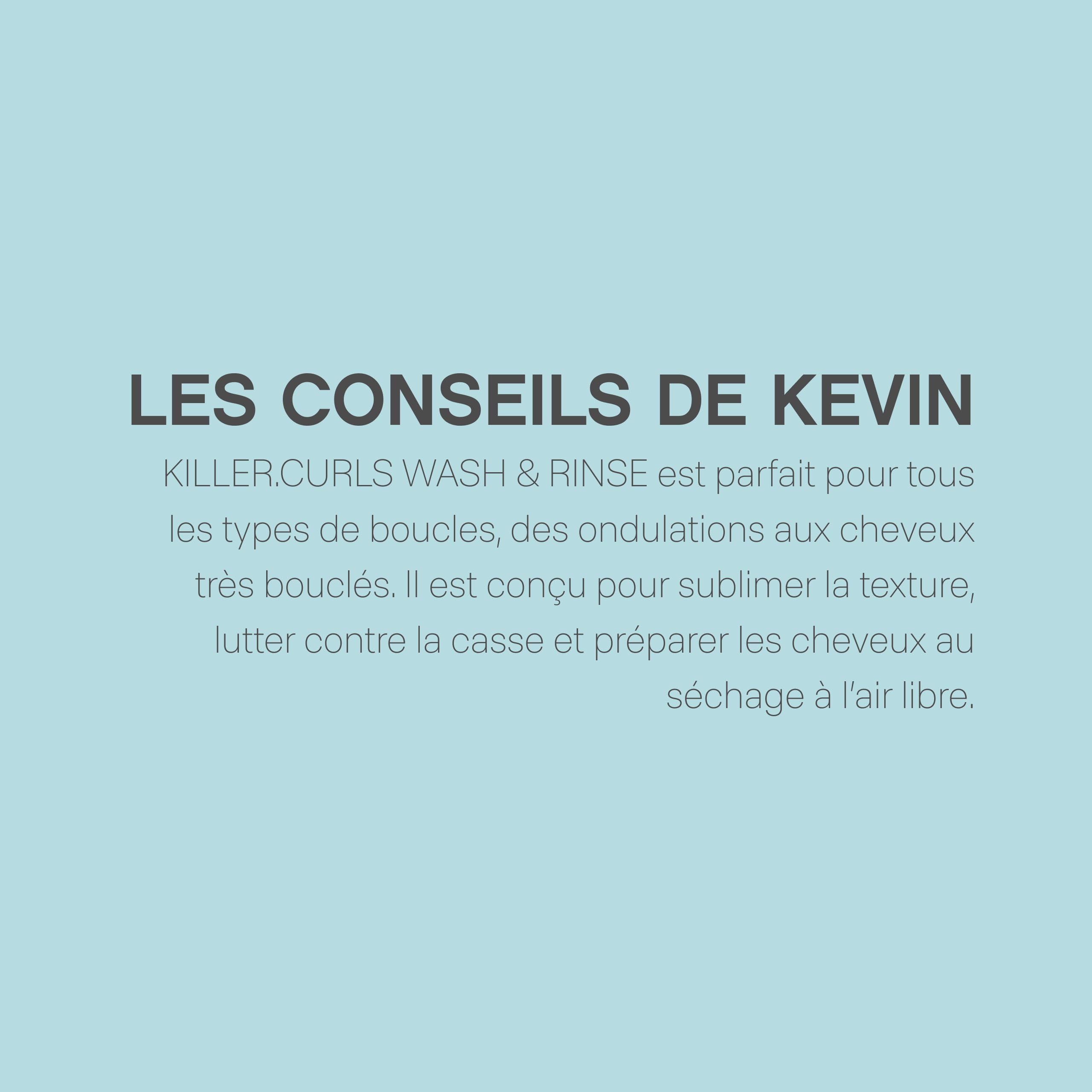 Kevin.Murphy Killer.Curls Wash Shampoing Cheveux Bouclés, 250 ml