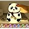 Desidiya® Cute Panda Night Lamp - Silicone Lamp for Bedroom, Color Changing LED Touch Light, Portable for Kids, BPA-Free Bed 