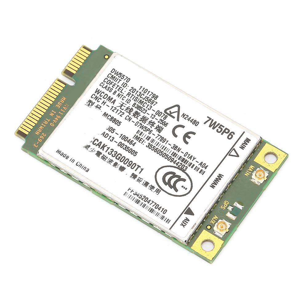 Wireless Airprime Mc8805 42Mbps 4G Wireless Module for Latitude Laptops, Supports GPS, Circuit Switched Data, Suitable for OS, Ideal for Mobile Broadband