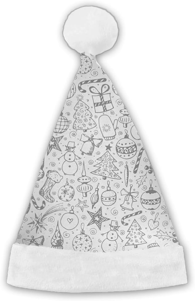 Santa Hat Christmas Hat Costume For Christmas Party Plush