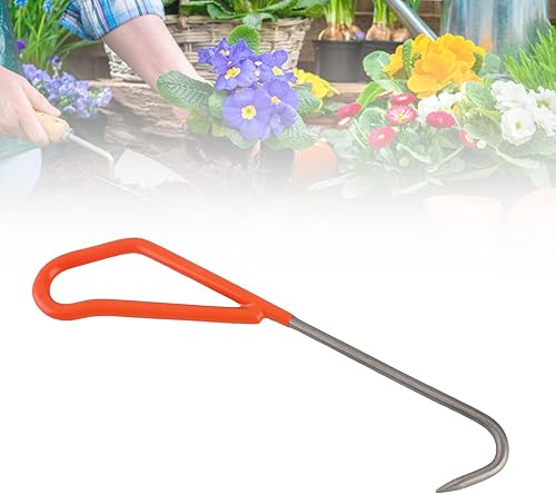 Miniatura 3 de Gancho de raíz de garra resistente, gancho de jardinería, mango de madera, gancho de hierro, herramientas de bonsái, herramientas de jardinería,