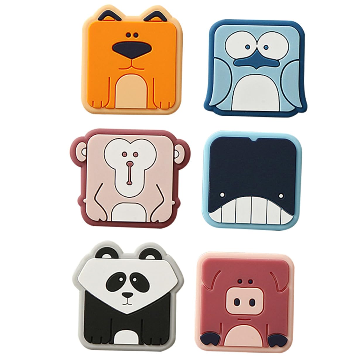 VILLFUL 6pcs Crash Pad Furniture Accessory Protection Pad for Wall Cabinet Door Handles Wall Silencer Door Stop Wall Door Home Furniture Toilet Lid Bumpers PVC Thicken Cupboard