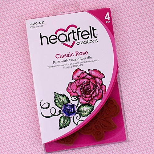 Bundle Heartfelt Creations Classic Rose Dies+Stamp Set+3D Rose Shaping Mold, Hcd1 - 7110+Hcpc3752+Hcfb1-462 #TOP2