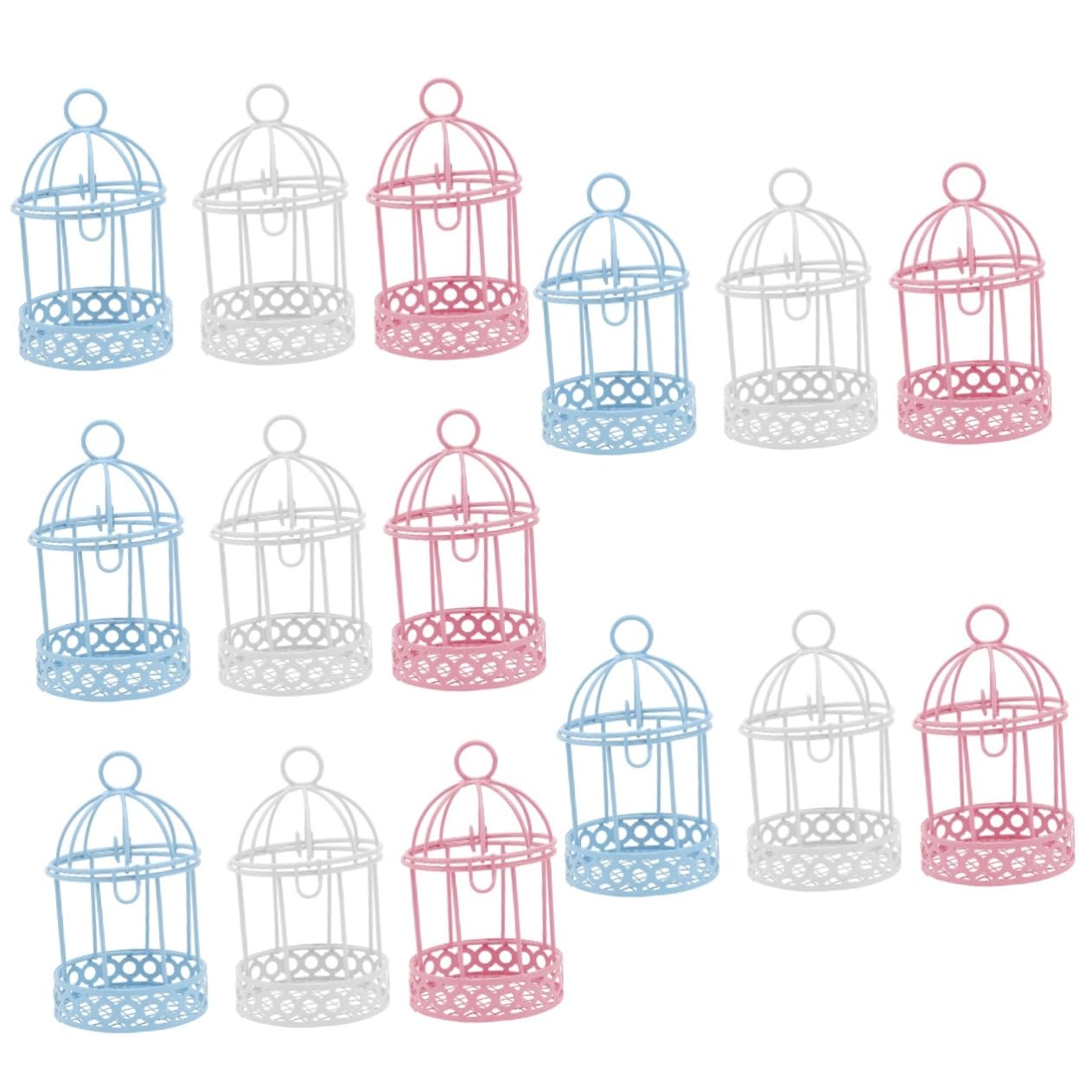 ULTECHNOVO 5 Ensembles Décoration De Cage À Oiseaux Accessoires De Maison Décoratifs Perruches Organisateur De Bureau Accessoires De Maison De Poupée Miniature 3 Pièces * 5