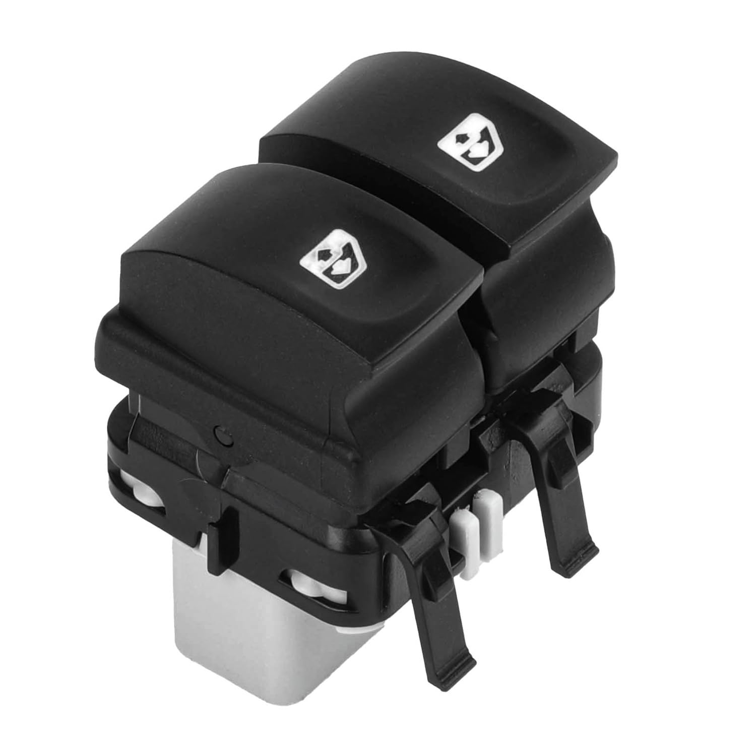 YAOPEI Bouton Leve Vitre Prise GRISE NON-Confort 8200214939 | pour Renault Clio 3 Modus Twingo 2 Côté Conducteur Avant Gauche Interrupteur Lève Vitre 10 Broches