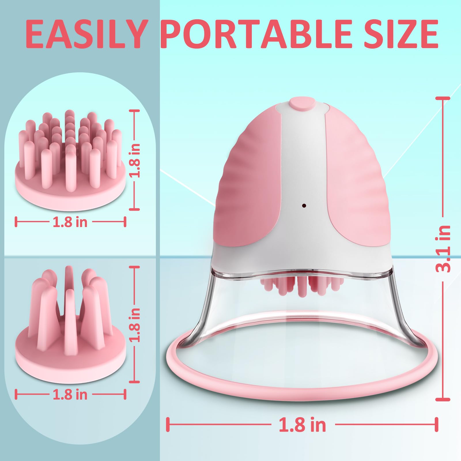 Amazon.com: Nipple Toy Clamps, Strong Sucking Stimulator Massager with 10  Vibrator Rotation Modes, Rechargeable Adult Sex Toys for Women Couples  Pleasure : Health & Household