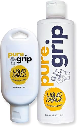 Agarre puro Tiza líquida Levantamiento de pesas, escalada en roca, entrenamiento cruzado, tiza de elevación, tiza de gimnasia, tiza de